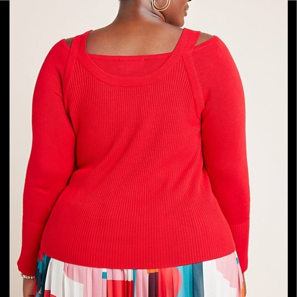 Anthropologie Lightweight Sweater Top NWT SZ 2X - Picture 4 of 9